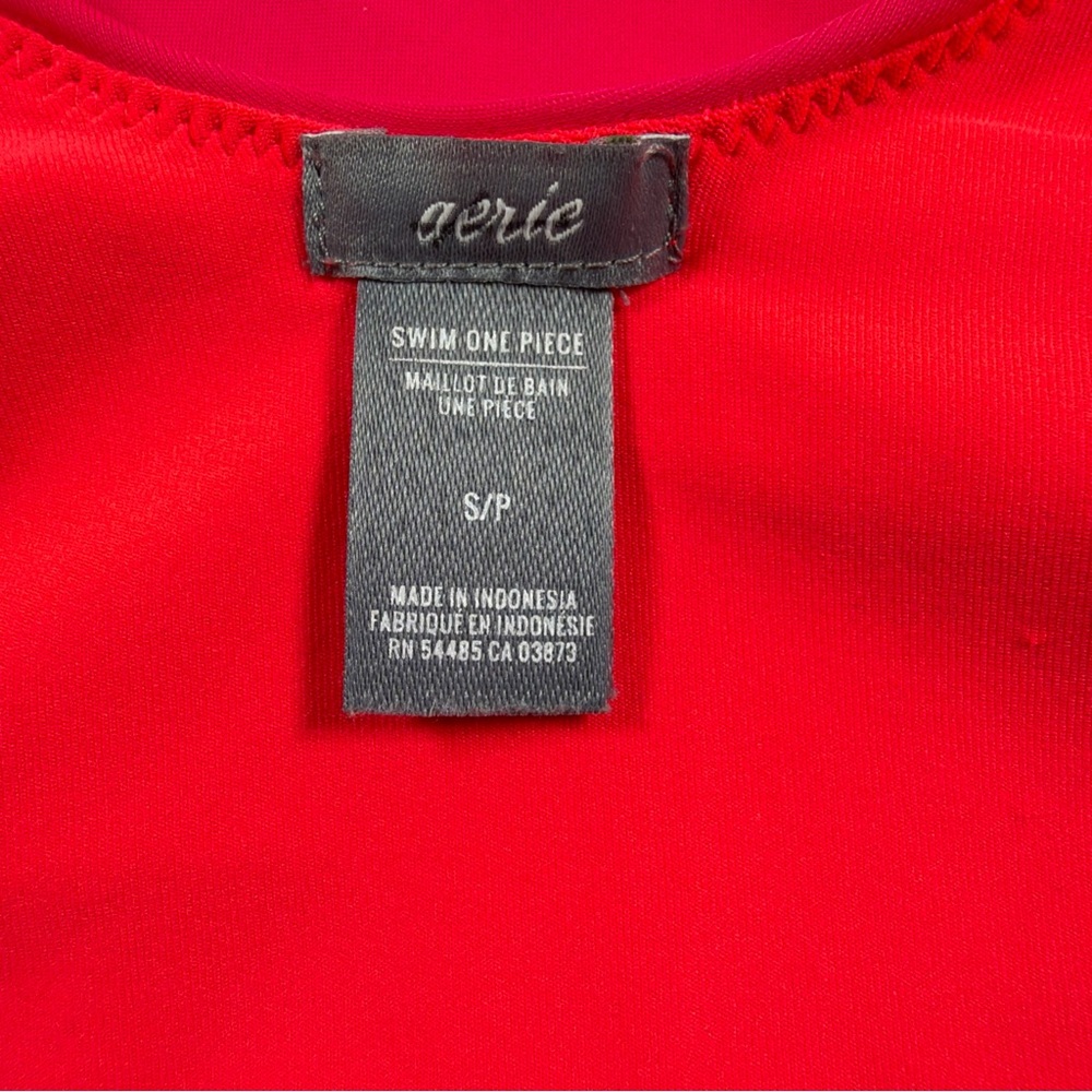 Aerie Hot Pink Scoop Cheeky One piece swimsuit - Picture 3 of 6